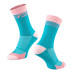 Čarape FORCE STREAK, plavo-roze L-XL/42-46									
