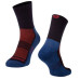 Čarape FORCE POLAR, plavo-crvene L-XL/42-47(merino)